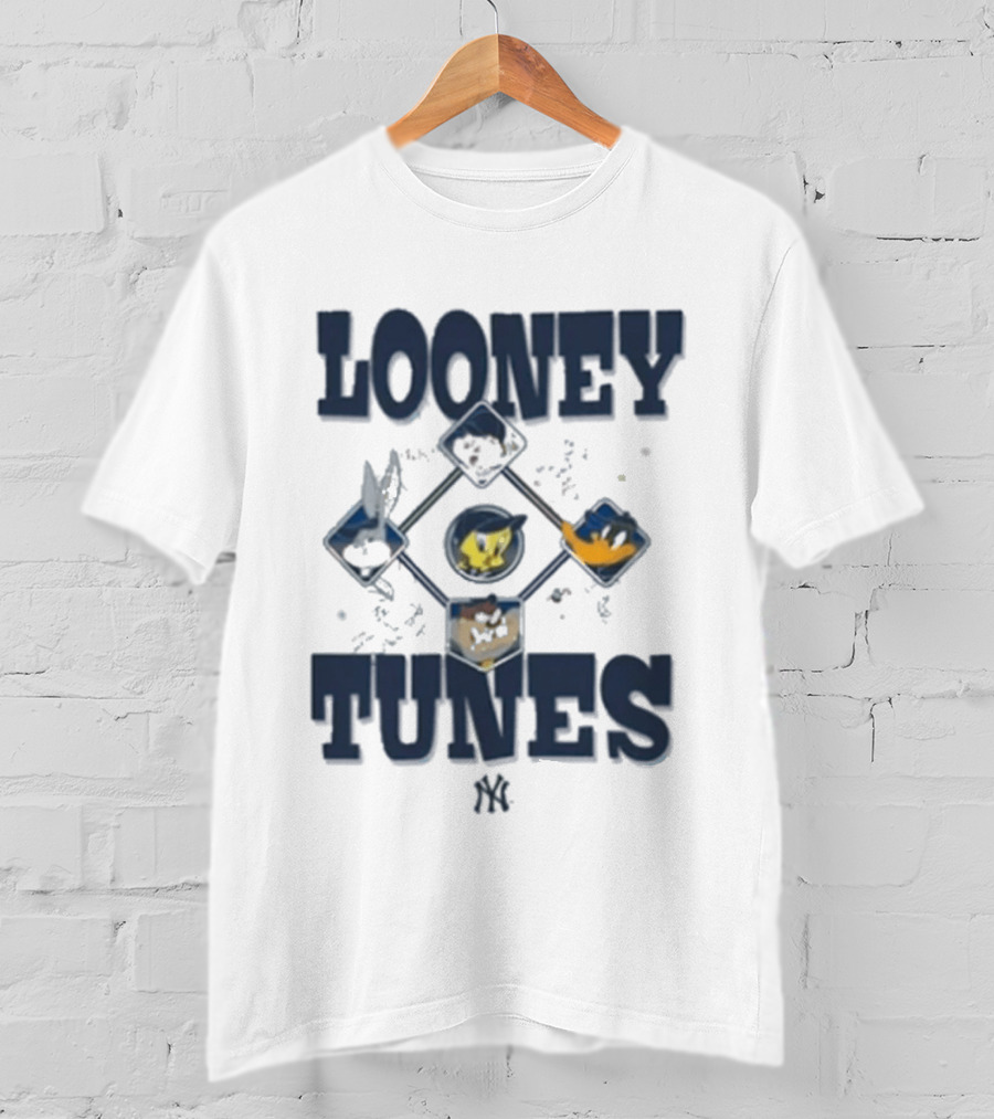 Looney Tunes New Era MLB MiLB Collection Diamond Chrome Bugs Taz Tweety Sylvester T-Shirt