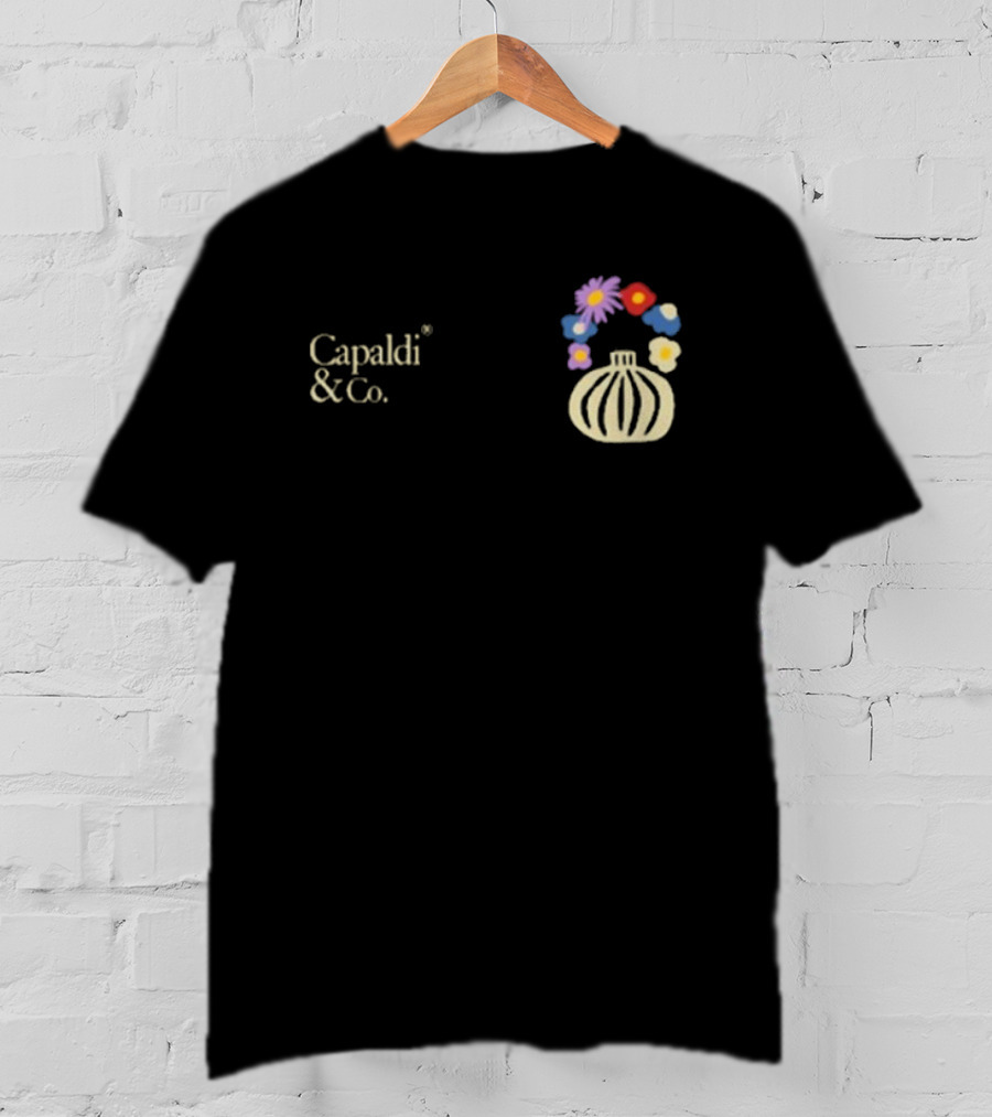 Capaldi & Co Flower Pot Colorful Blooms T-Shirt