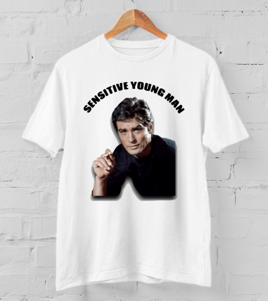 Sensitive Young Man Iconic Actor Cigarette T-Shirt
