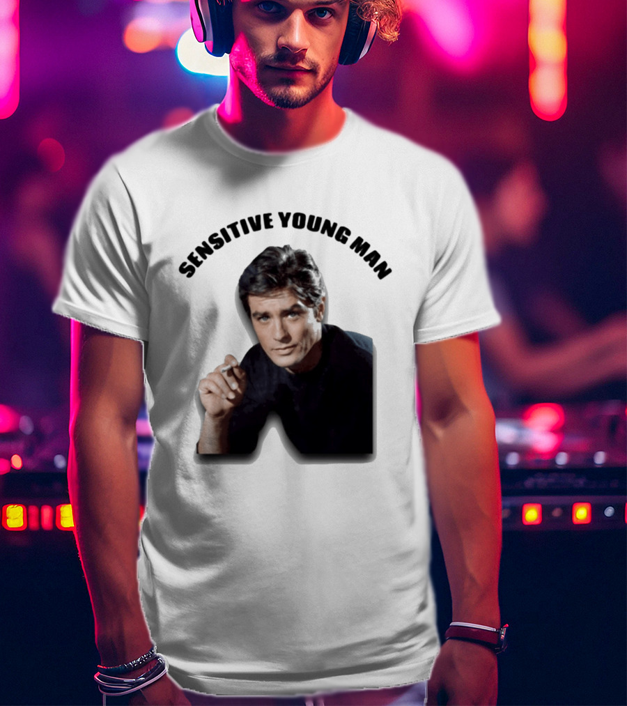 Sensitive Young Man Iconic Actor Cigarette T-Shirt
