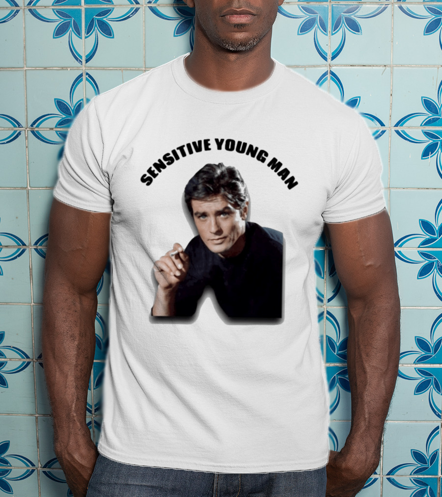 Sensitive Young Man Iconic Actor Cigarette T-Shirt
