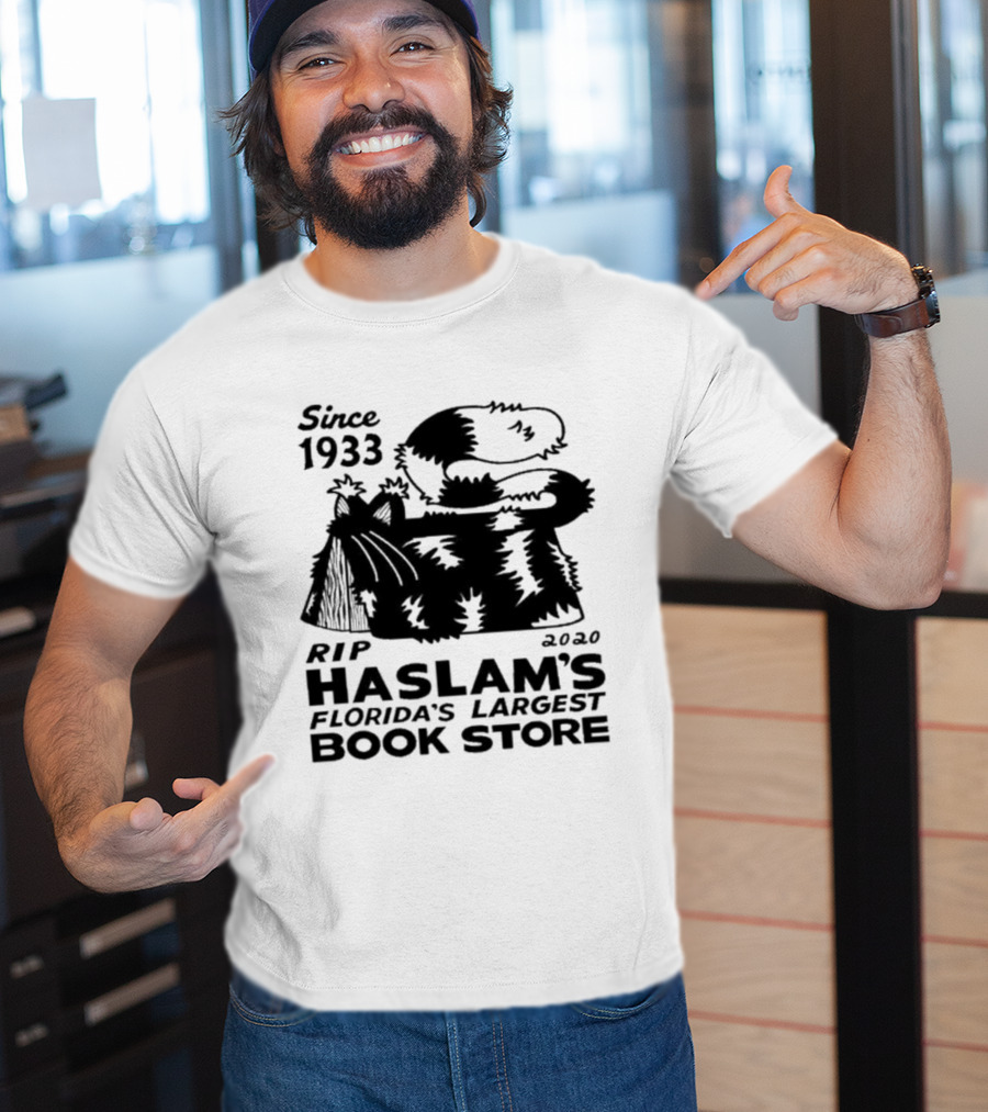 Since 1933 RIP 2020 Haslam's Florida's Largest Book Store Snoopy Doghouse T-Shirt