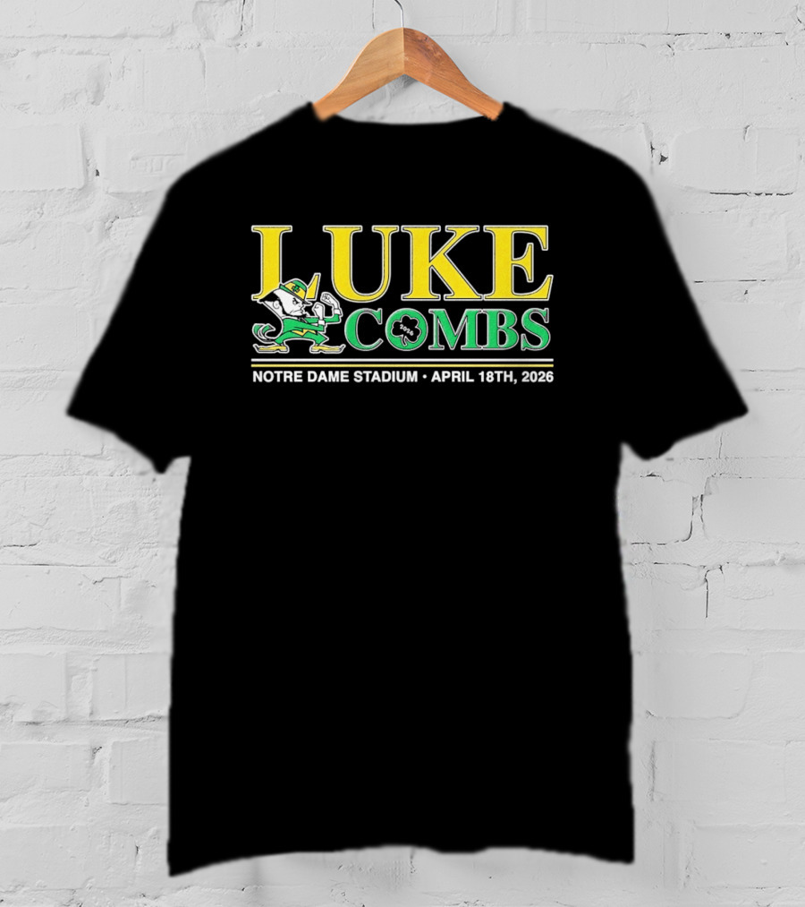 Luke Combs Notre Dame Stadium April 18 2026 Notre Dame Fighting Irish T-Shirt