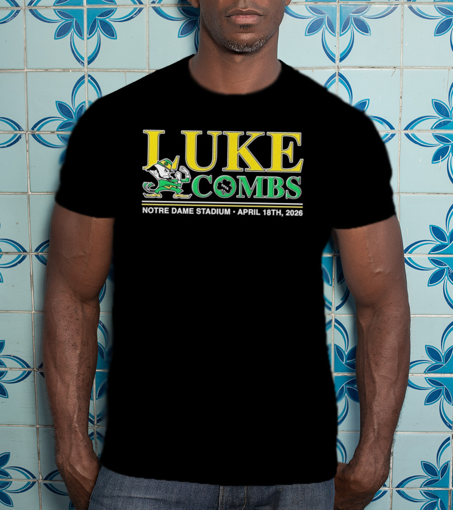 Luke Combs Notre Dame Stadium April 18 2026 Notre Dame Fighting Irish T-Shirt