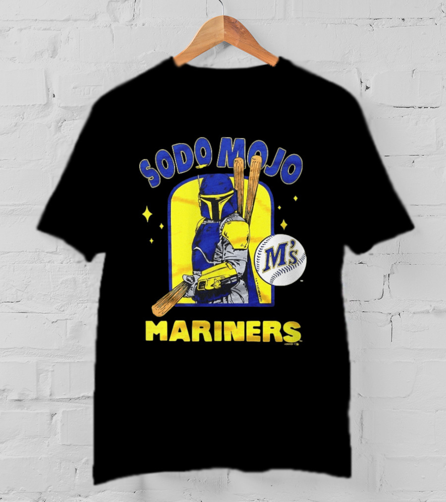 Sodo Mojo Mariners Star Wars M's Baseball T-Shirt