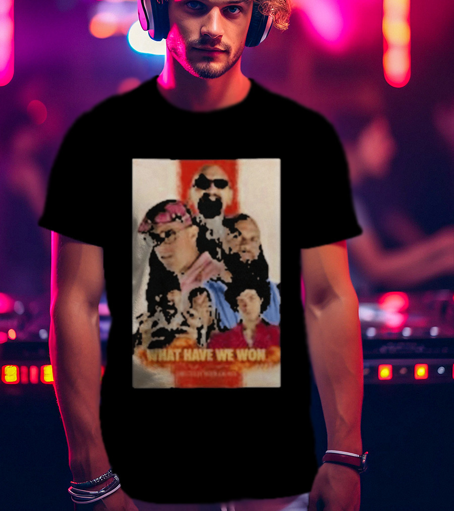 What Have We Won Marshmallow Napalm Band Members Collage T-Shirt