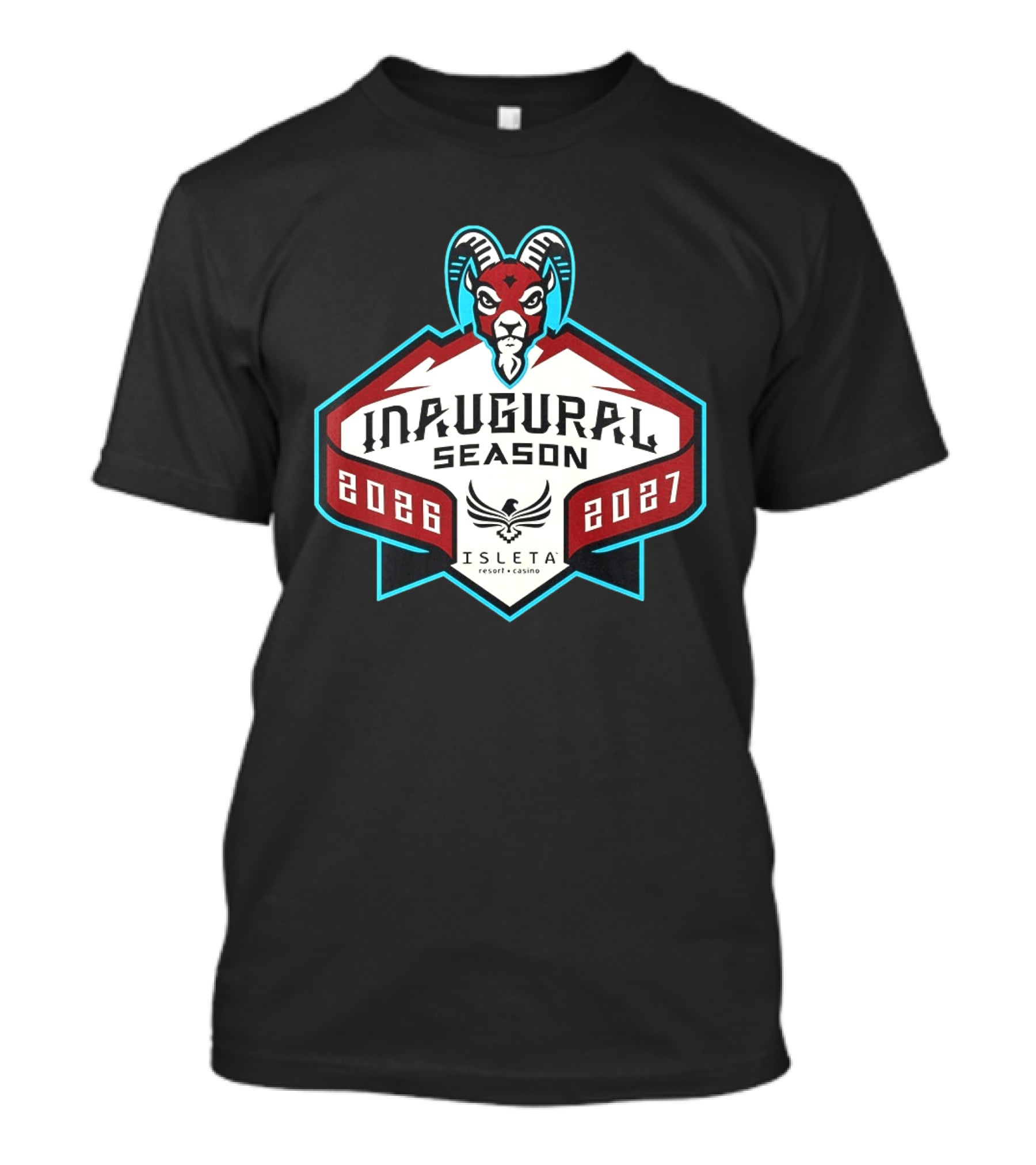 Inaugural Season New Mexico Goatheads 2026 2027 Isleta Resort Casino T-Shirt