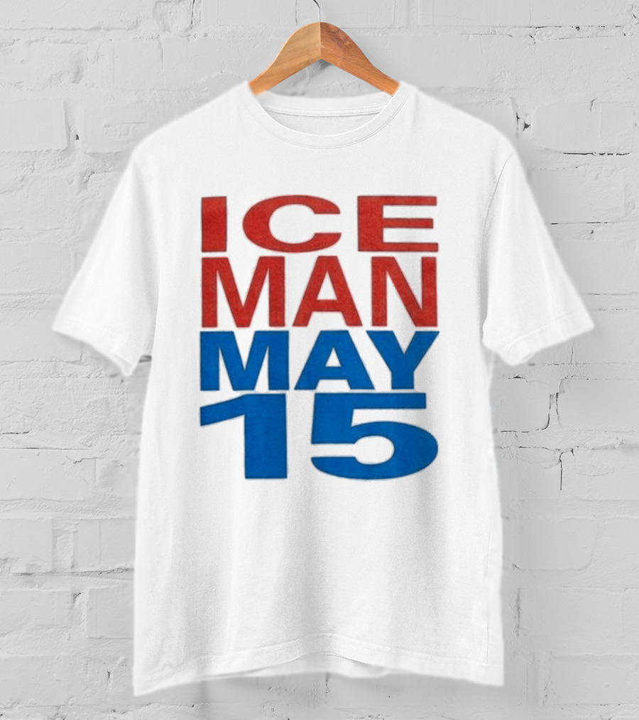 Iceman May 15 Bold Red Blue T-Shirt