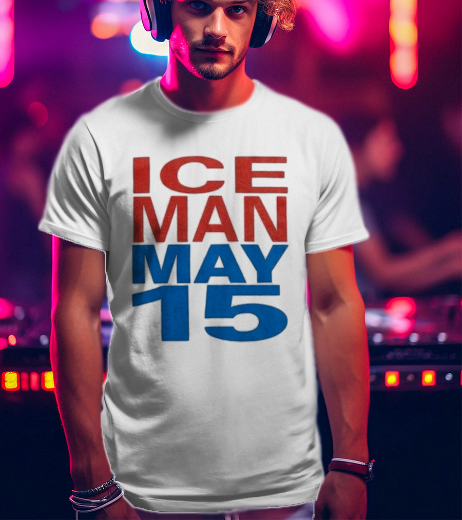 Iceman May 15 Bold Red Blue T-Shirt