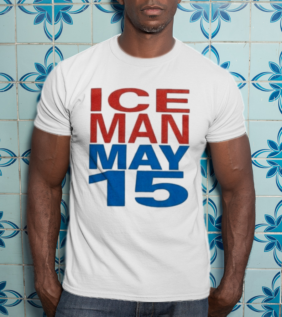 Iceman May 15 Bold Red Blue T-Shirt