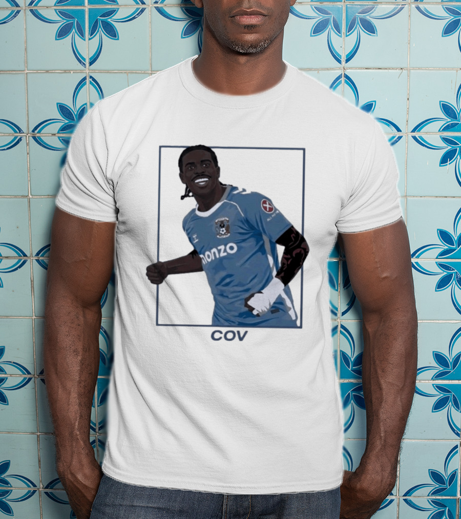Coventry City FC Haji Wright Monzo Sponsor Premier League Comeback T-Shirt