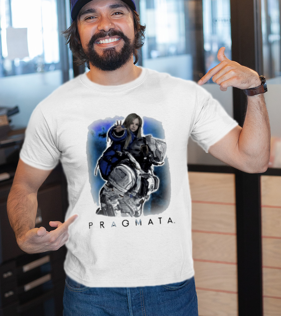 PRAGMATA Futuristic Sci Fi Adventure T-Shirt