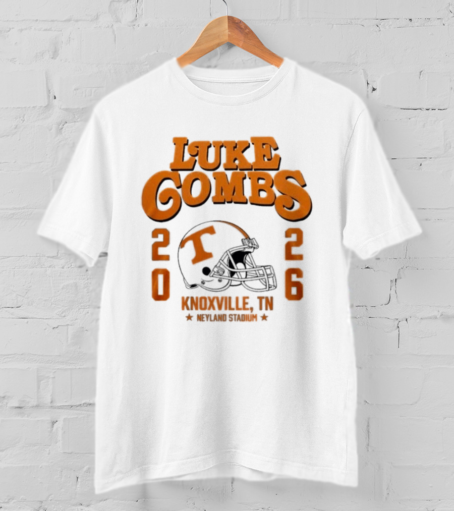 Luke Combs Tennessee Volunteers Knoxville Concert 2026 Stadium Tour T-Shirt