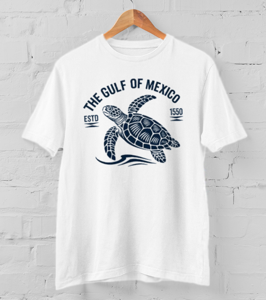 The Gulf Of Mexico Estd 1550 Sea Turtle T-Shirt