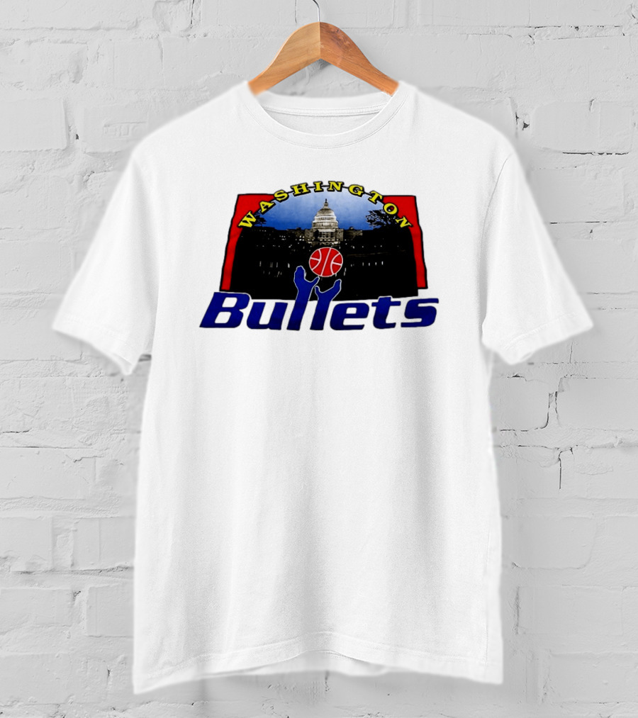 Washington Bullets Capitol Basketball T-Shirt