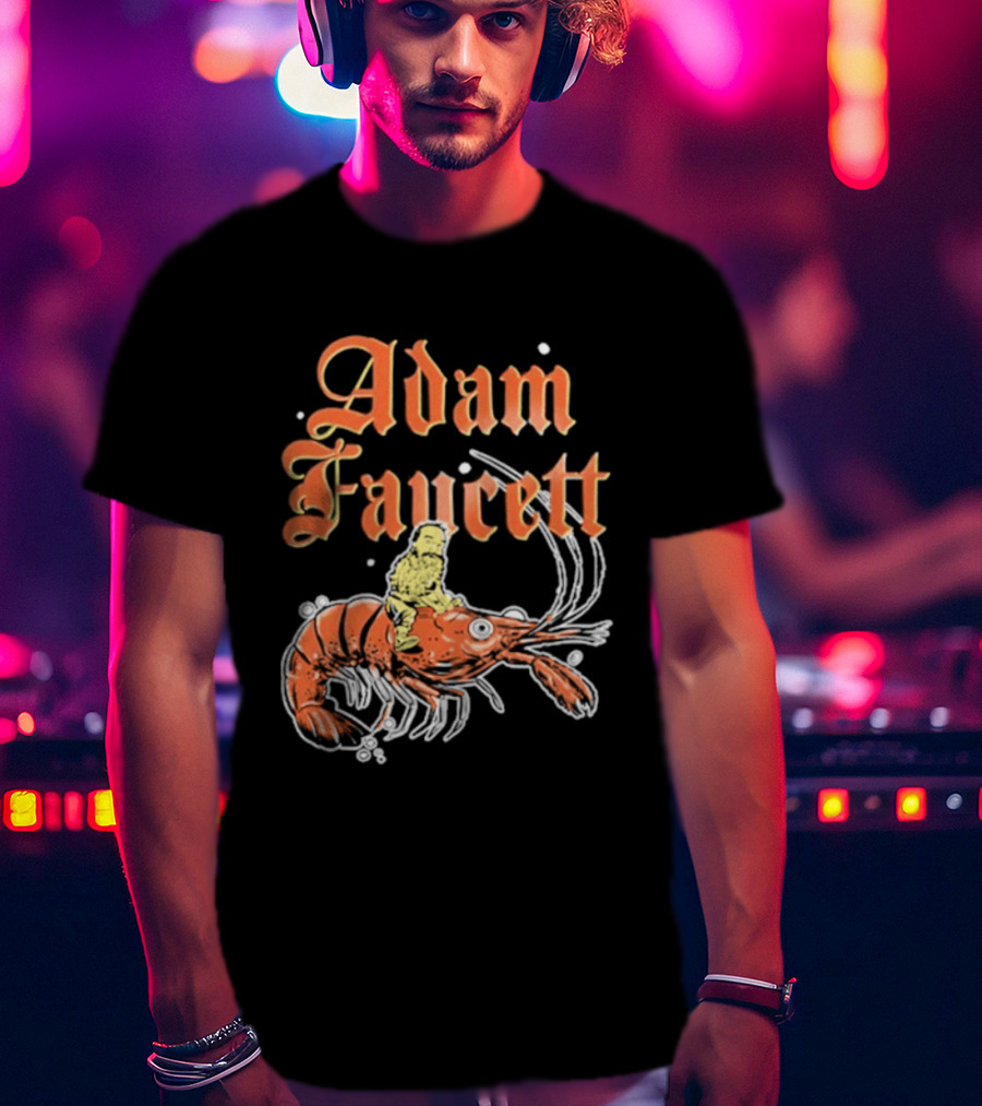 Adam Faucett Ride Or Die Lobster Rider T-Shirt