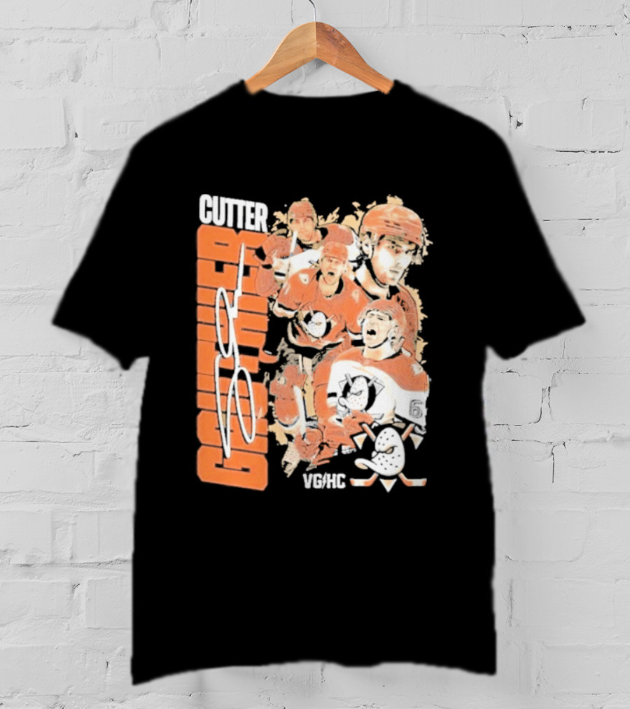 Anaheim Ducks Cutter The Sniper Hockey Collage 2026 T-Shirt
