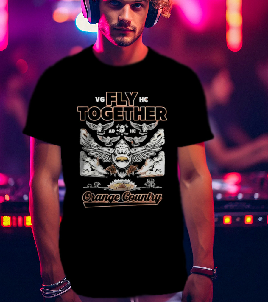 Anaheim Ducks Fly Together Formation Orange County 2026 T-Shirt