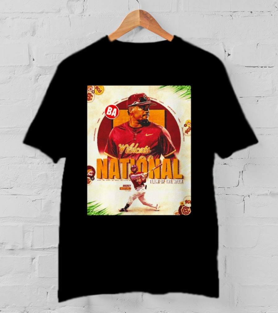 Andrey Martinez Wildcats National Team Of The Week Bethune Cookman T-Shirt
