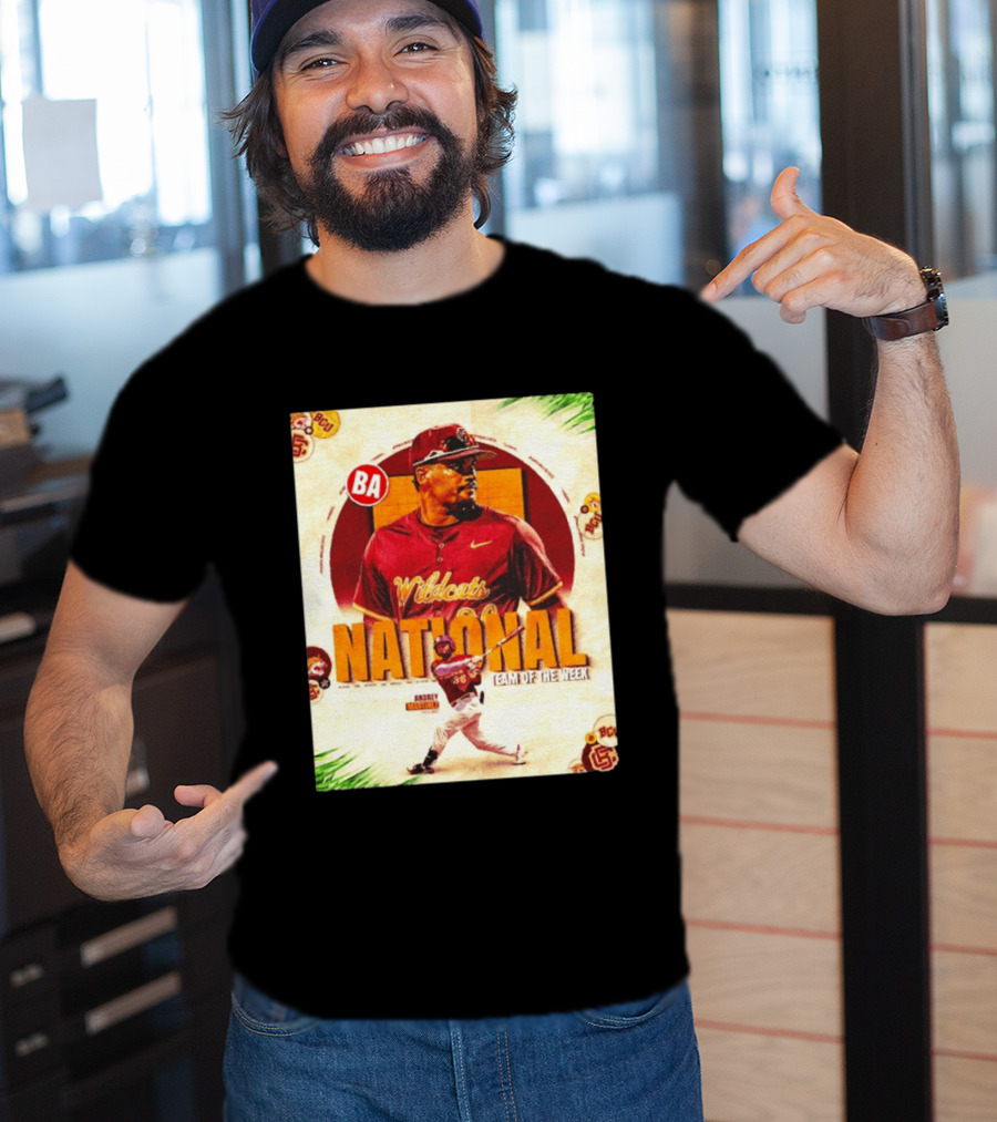 Andrey Martinez Wildcats National Team Of The Week Bethune Cookman T-Shirt