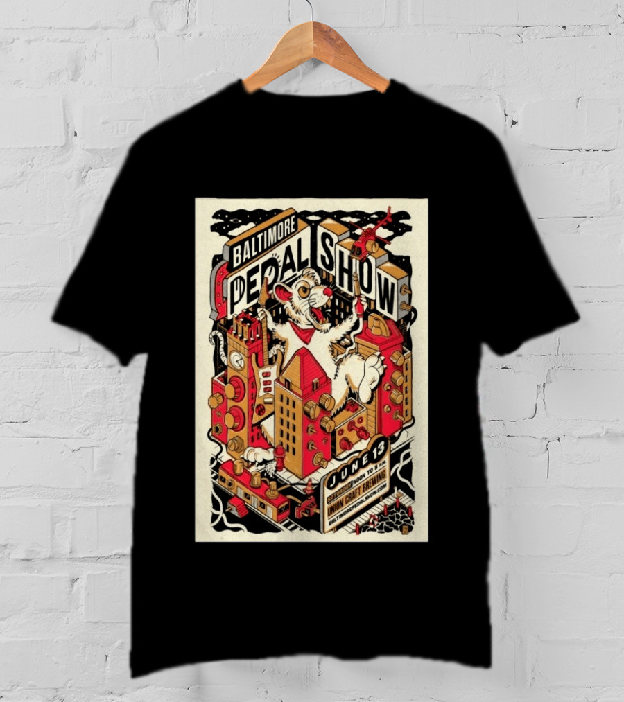 Baltimore Pedal Show June 13 Union Craft Brewing 2026 T-Shirt