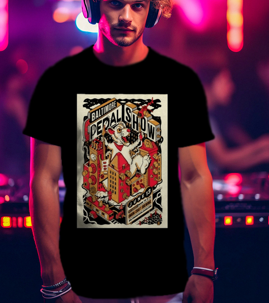 Baltimore Pedal Show June 13 Union Craft Brewing 2026 T-Shirt