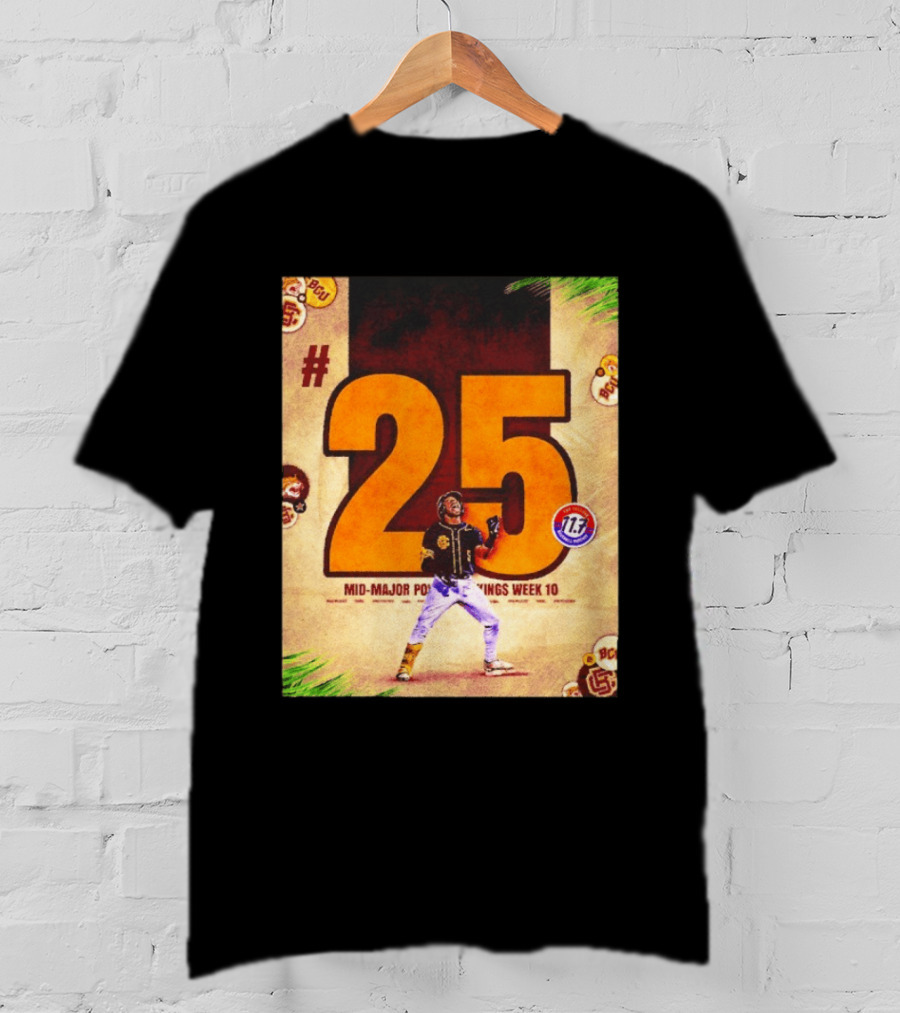 #25 Mid Major Power Rankings Week 10 Bethune Cookman Wildcats T-Shirt