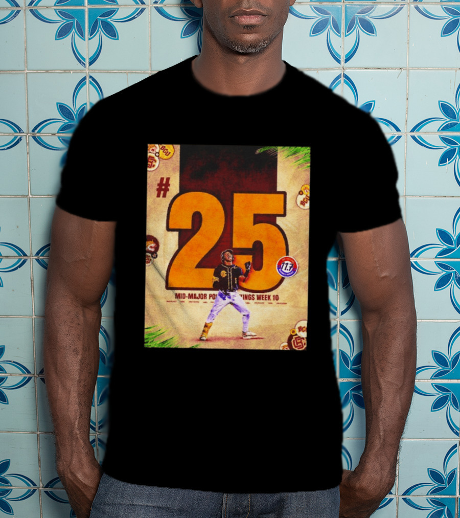 #25 Mid Major Power Rankings Week 10 Bethune Cookman Wildcats T-Shirt