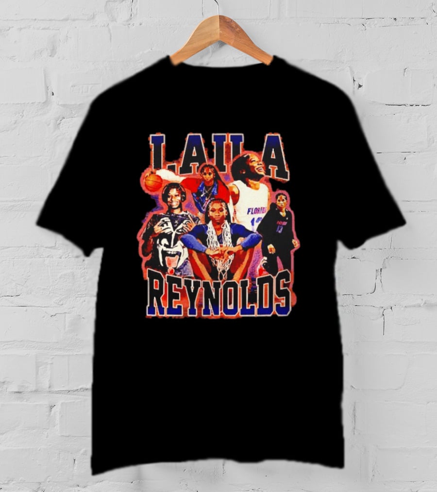 Laila Reynolds Florida Gators Basketball Caricature NCAA Men's Team T-Shirt