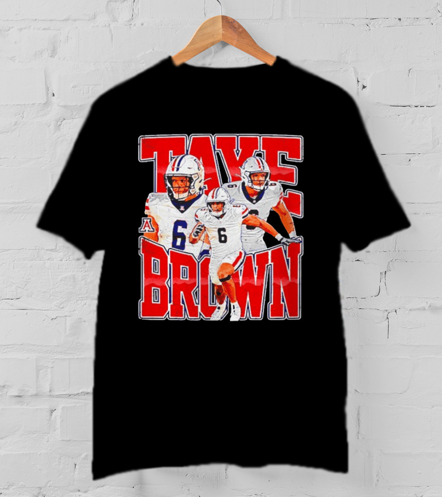 Taye Brown Arizona Wildcats Football Player Number 6 Collage T-Shirt
