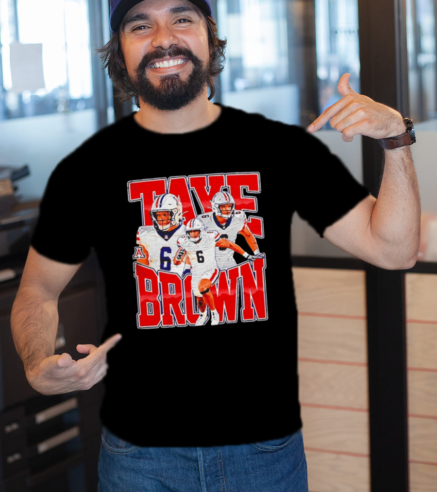 Taye Brown Arizona Wildcats Football Player Number 6 Collage T-Shirt