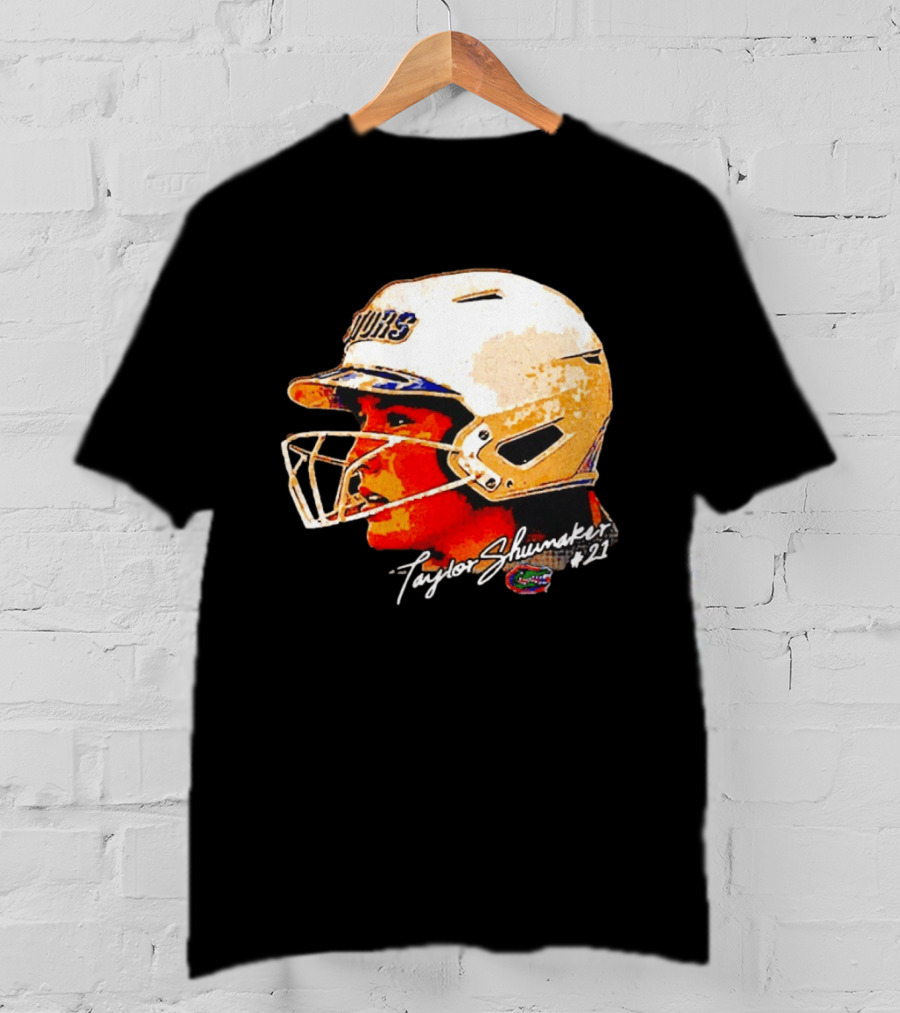 Taylor Shumaker Florida Gators Softball Big Head #21 T-Shirt