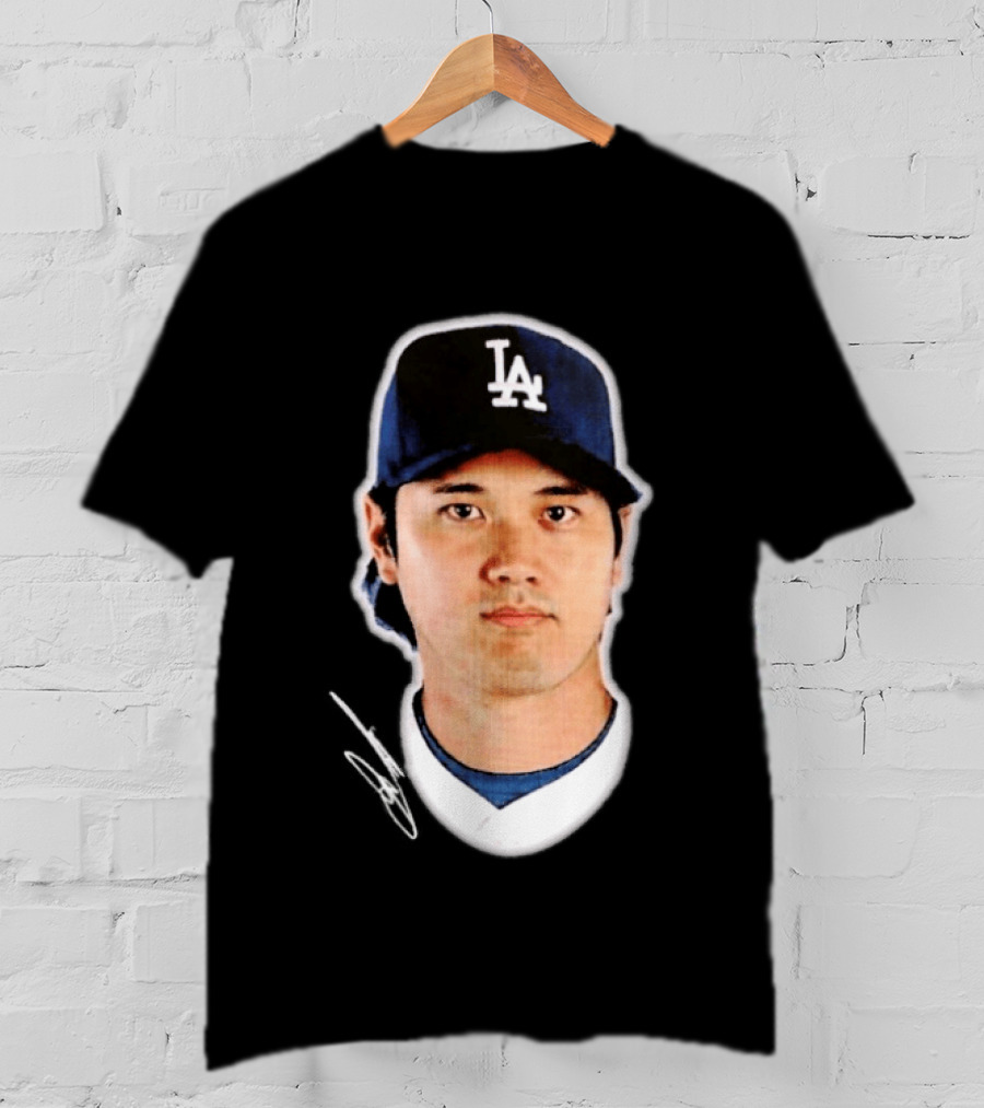 Los Angeles Dodgers Shohei Ohtani Headliner Authentic Baseball Fan Gear T-Shirt