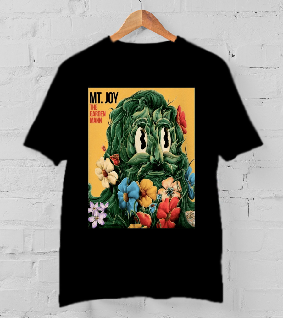 MT Joy The Garden Mann Album Floral Face T-Shirt