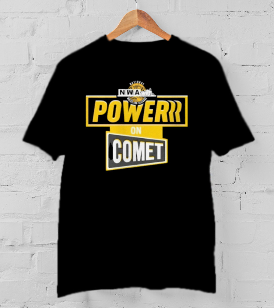 National Wrestling Alliance Powerrr On Comet Retro Sports Entertainment T-Shirt