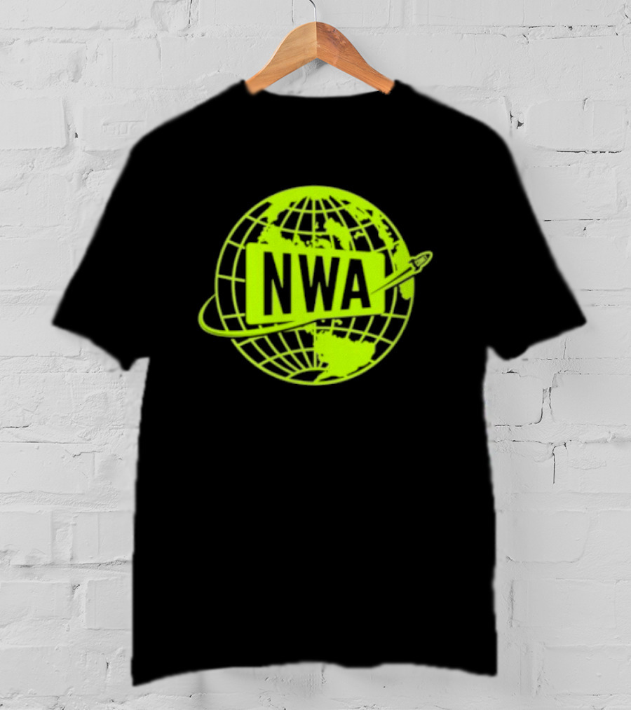 NWA National Wrestling Alliance Space Globe Comet Variant T-Shirt