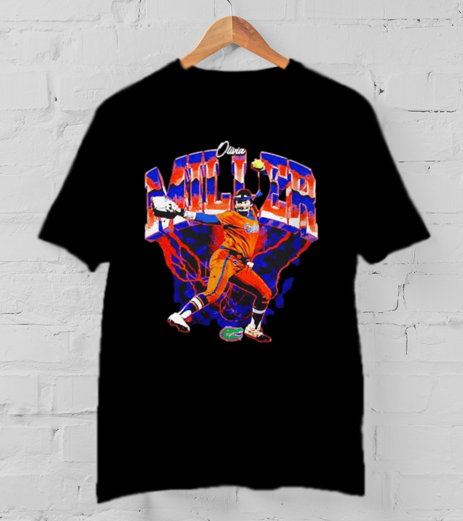 Florida Gators Softball Olivia Miller Lightning Pitcher T-Shirt