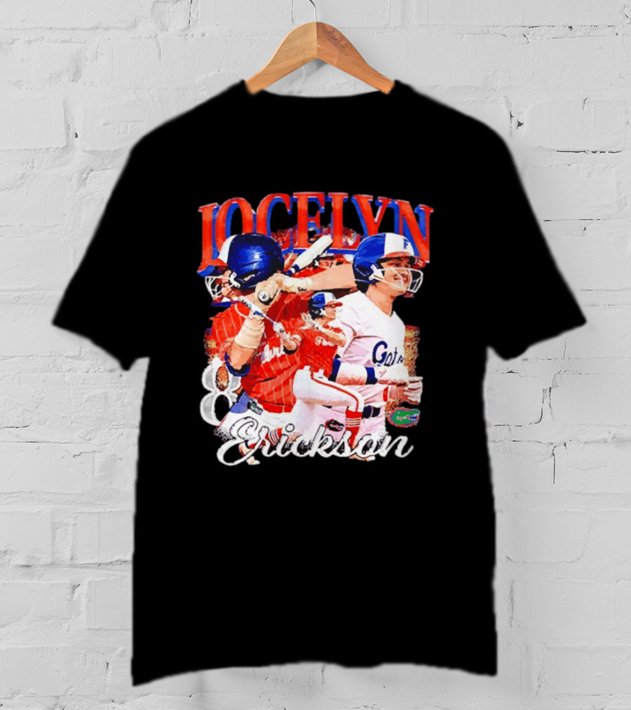 Jocelyn Erickson Florida Gators Softball Player Collage T-Shirt
