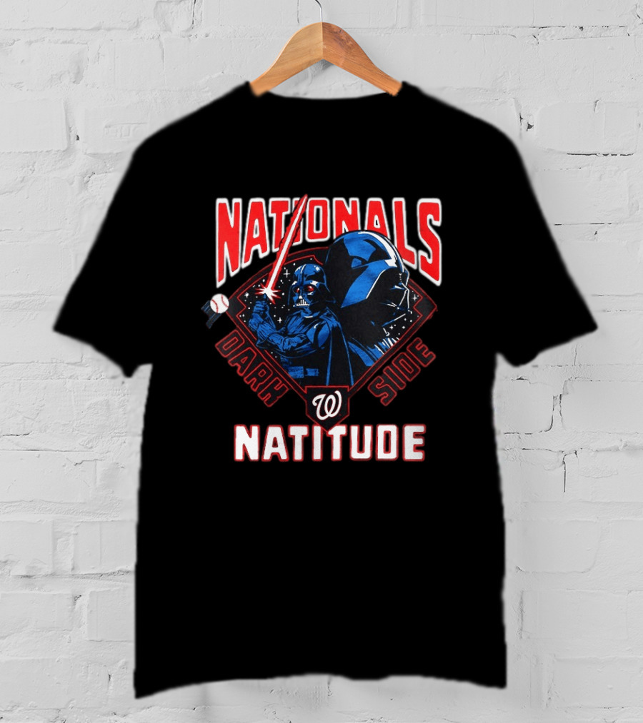 Nationals Natitude Dark Side Darth Vader Star Wars T-Shirt