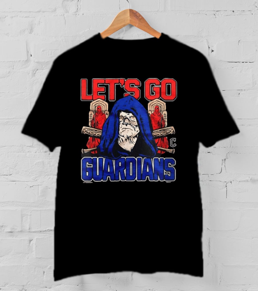 Let's Go Guardians Cleveland Baseball Sheev Palpatine Star Wars T-Shirt