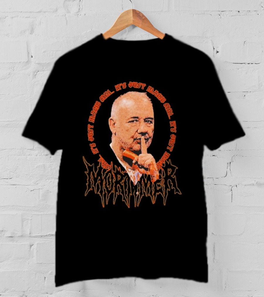 Shhh It's Just Magic Bob Mortimer Orange T-Shirt