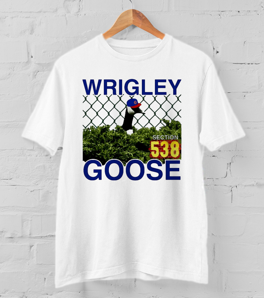 Wrigley Goose Section 538 Chicago Cubs MLB T-Shirt
