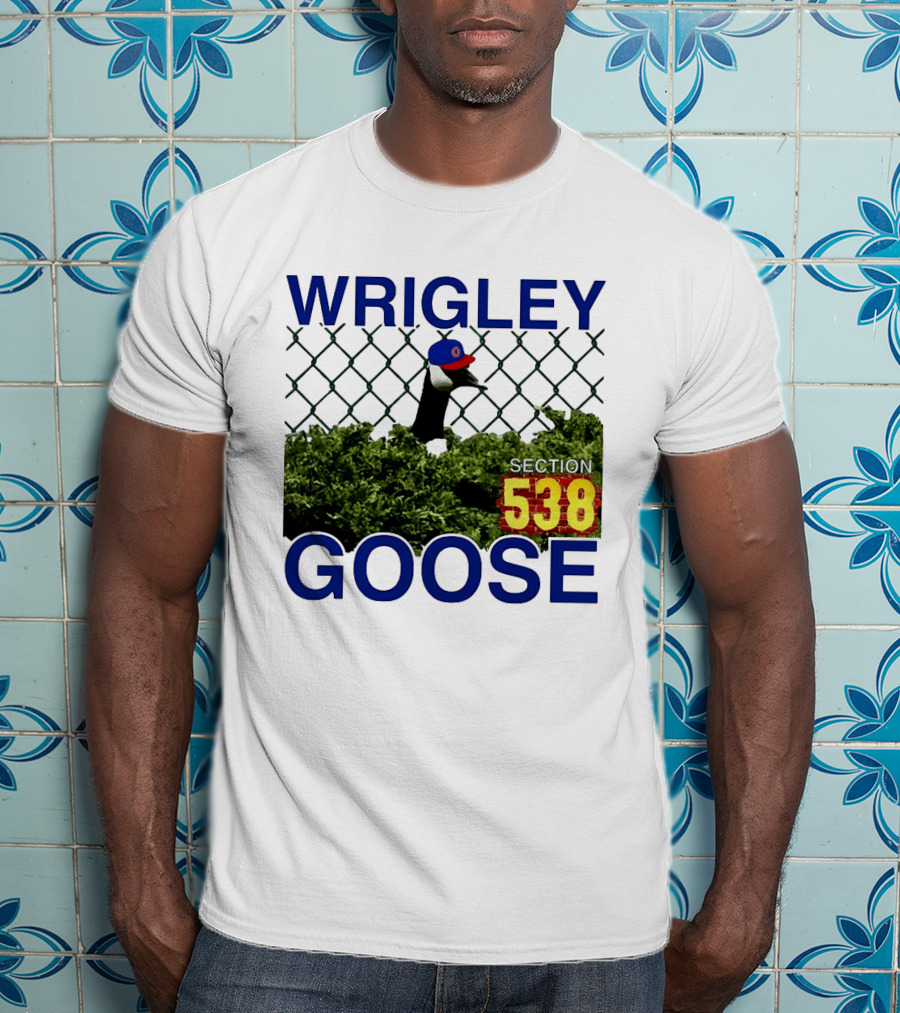 Wrigley Goose Section 538 Chicago Cubs MLB T-Shirt