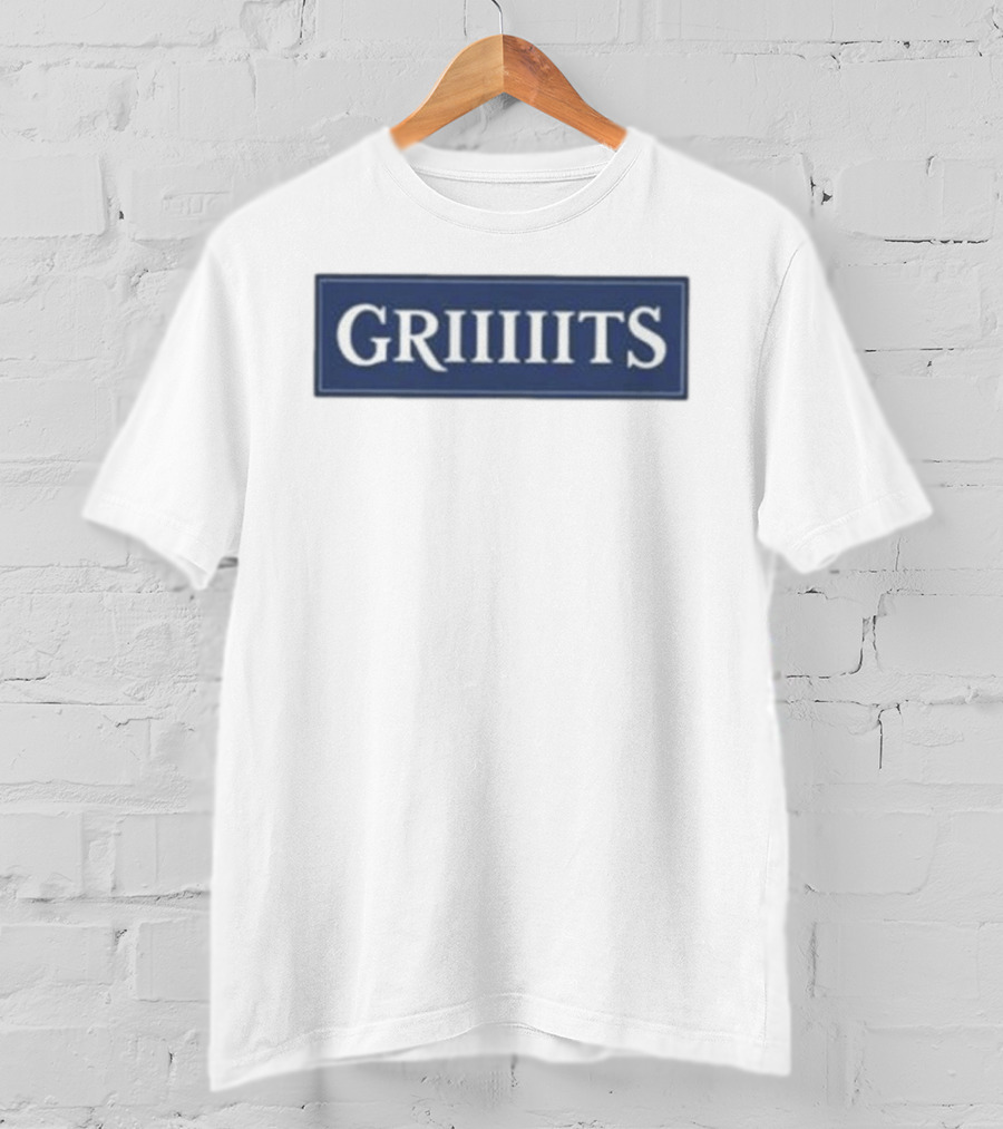 Jill Scott Miss Griiits Bold Text Rectangular Navy T-Shirt