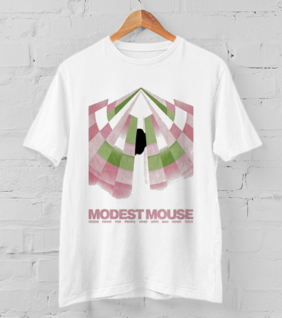 Modest Mouse Good News For People Who Love Bad News Fall Tour Tent T-Shirt