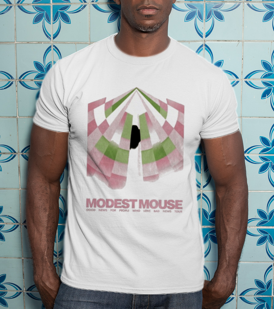 Modest Mouse Good News For People Who Love Bad News Fall Tour Tent T-Shirt