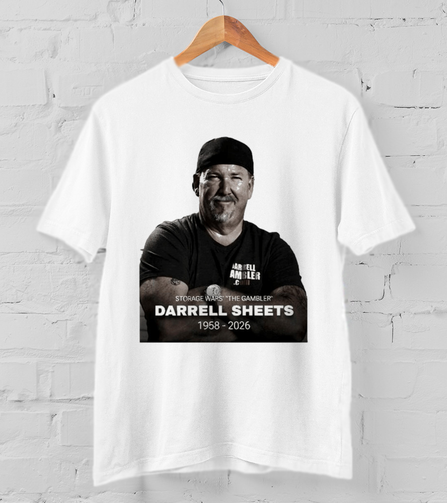 Storage Wars The Gambler Darrell Sheets 1958 2026 T-Shirt