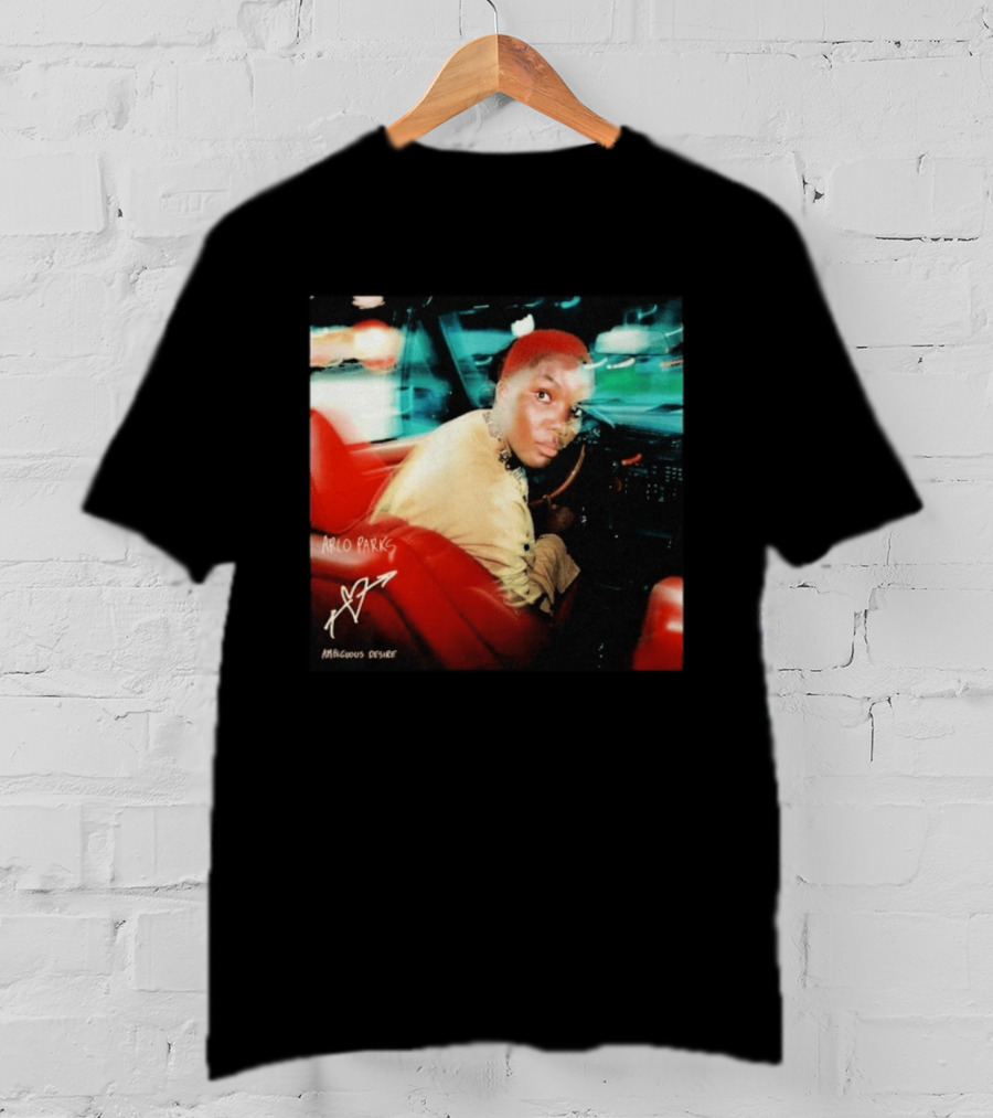 Arlo Parks Ambiguous Desire Heart Signature Vibrant Driving Scene T-Shirt