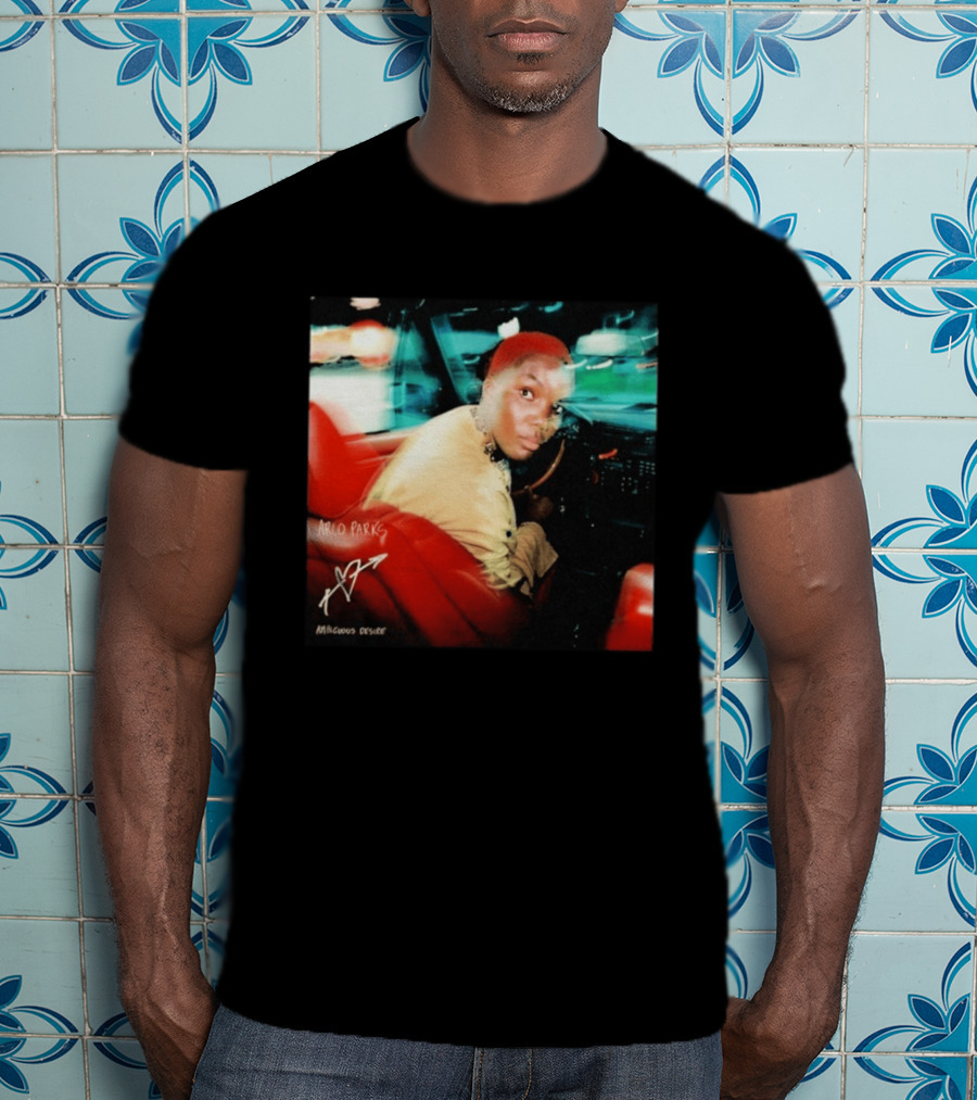 Arlo Parks Ambiguous Desire Heart Signature Vibrant Driving Scene T-Shirt
