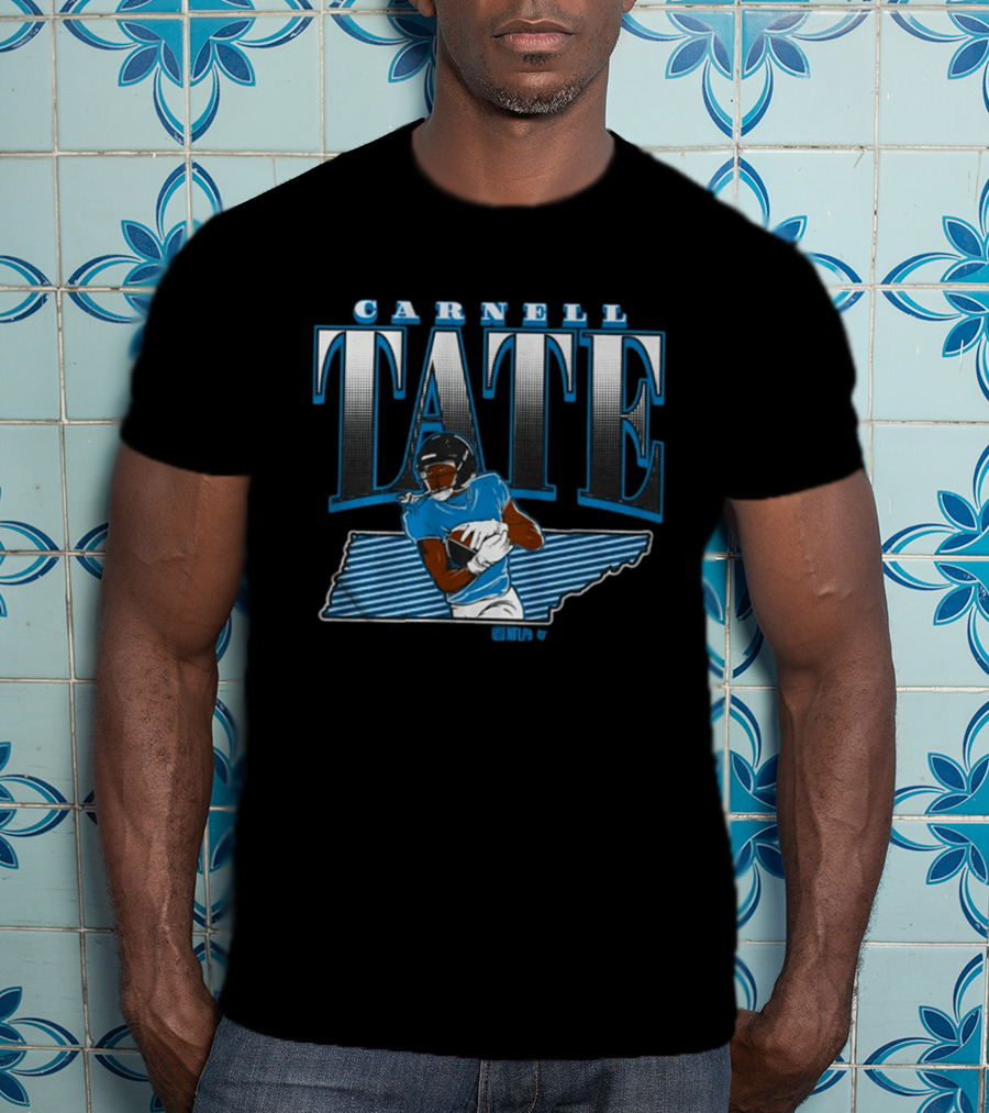 Carnell Tate Tennessee Titans 2026 Draft Player T-Shirt